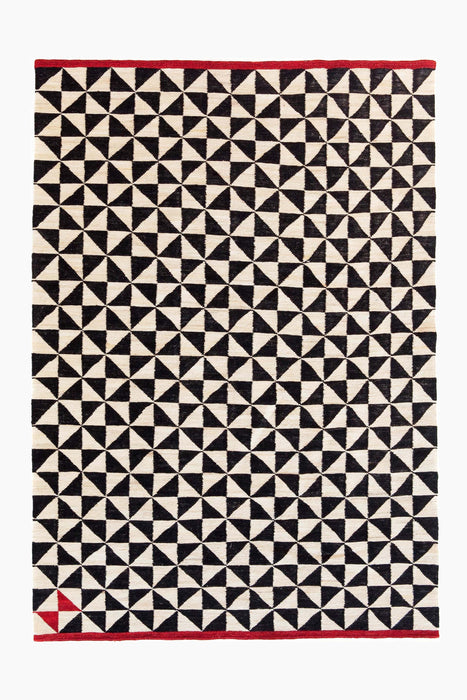 Alfombra Mélange Pattern 2 Rug - Hand Loomed - 100% Hand spun Afghan wool - nanimarquina