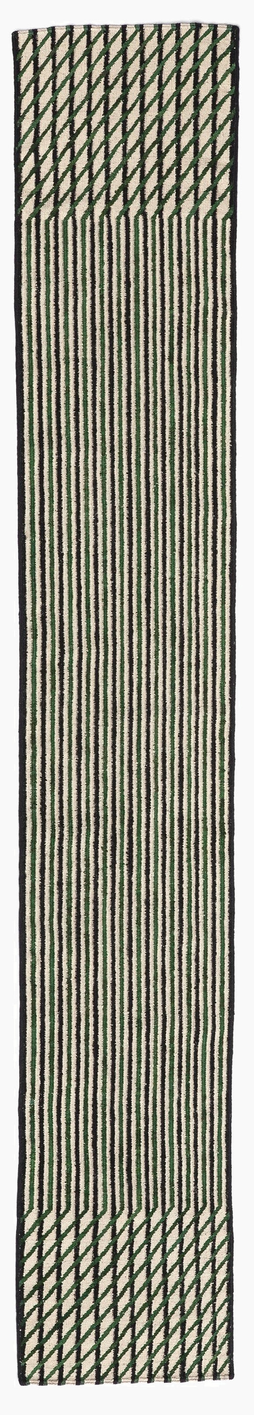 Blur Runner XL - Hand Loomed - 100% Hand spun Afghan wool - nanimarquina