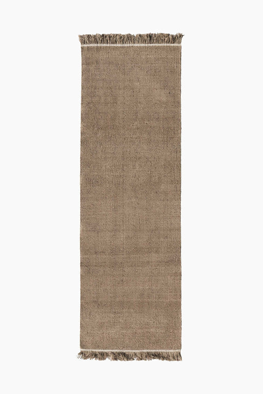 Wellbeing Nettle Runner Rug L - Hand Loomed - 50% Hand spun Nettle + 50% Hand spun Jute - nanimarquina