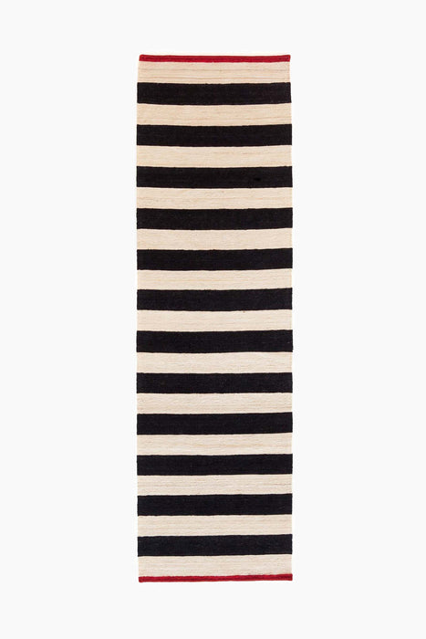 Mélange Stripes 2 Runner  - Hand Loomed - 100% Hand spun Afghan wool - nanimarquina