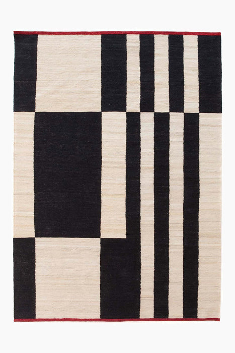 Mélange Stripes 1 Rug - Hand Loomed - 100% Hand spun Afghan wool - nanimarquina