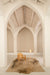 Alga Rug - Ochre in interior setting - nanimarquina