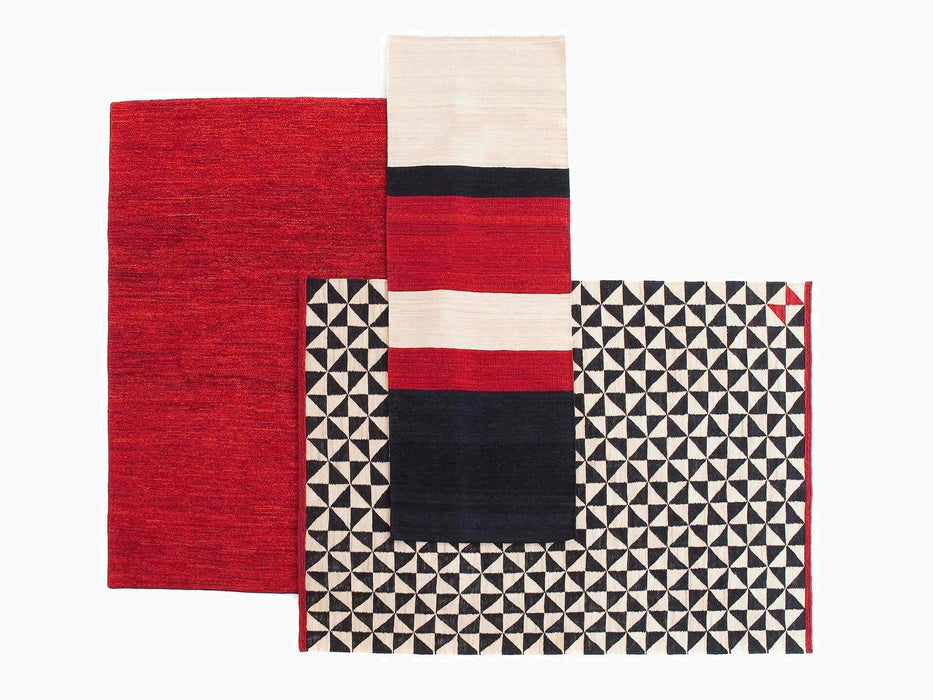 Alfombra Mélange Pattern 2 Rug in interior setting - nanimarquina