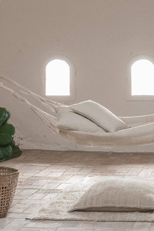 Wellbeing Hammock in interior setting - nanimarquina