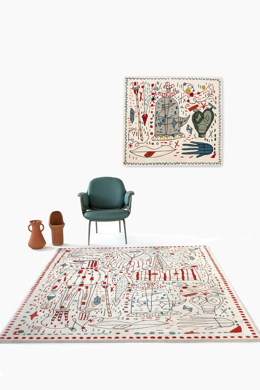 Hayon x Nani Tapestry in interior setting - nanimarquina