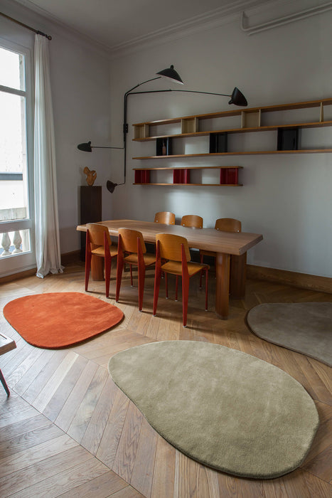 Stone-wool rug Stone 1 in interior setting - nanimarquina