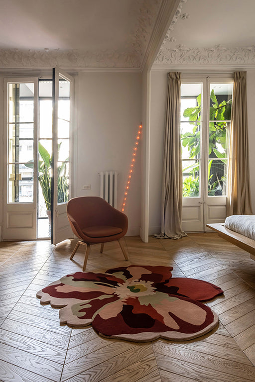 Flora Bloom 2 in interior setting - nanimarquina