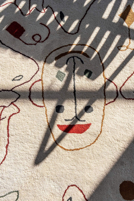 Silhouette Tufting Rug in interior setting - nanimarquina