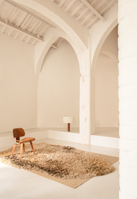 Alga Rug - Ochre detail - 50% Afghan wool + 20% NZ wool + 21% New wool + 9% Jute - nanimarquina