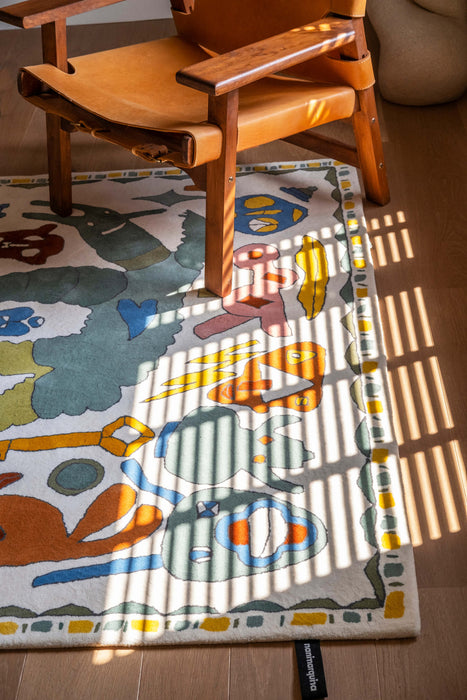 Troupe Rug detail - 100% New wool - nanimarquina