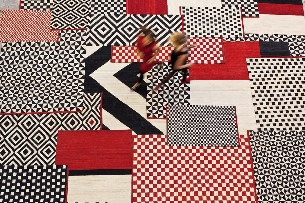 Mélange Zoom Rug room scale view - nanimarquina