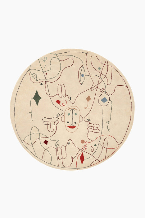 Silhouette Tufting Rug room scale view - nanimarquina