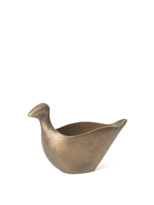 Coot Pencil Holder - Antique Aluminium