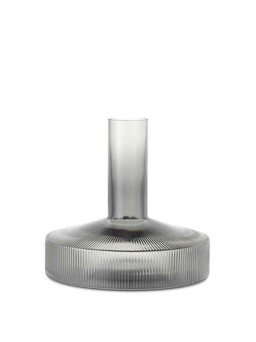 Ripple Wine Carafe - Smoked Grey