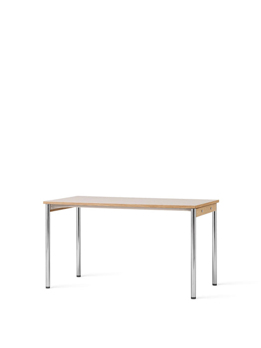 Co Table, 140x70 cm, Chrome, Laminate Créme