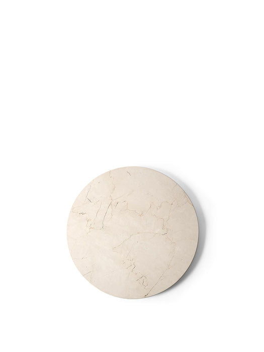 Androgyne Table Top for Side Table, Crystal Rose Marble