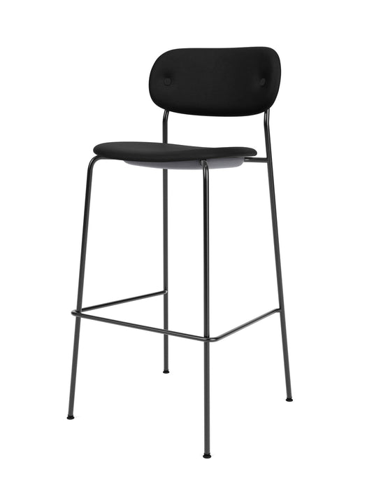 Co Bar Chair, Black Steel Base, Upholstered Seat And Back, PC0L, EU/US - CAL117 Foam, 1001 (Black), Sierra, Sierra, Camo