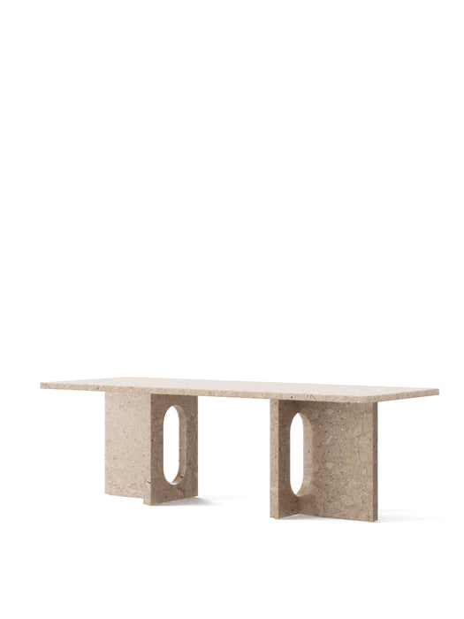 Androgyne Lounge Table, Kunis Breccia Base, Kunis Breccia Stone Table Top