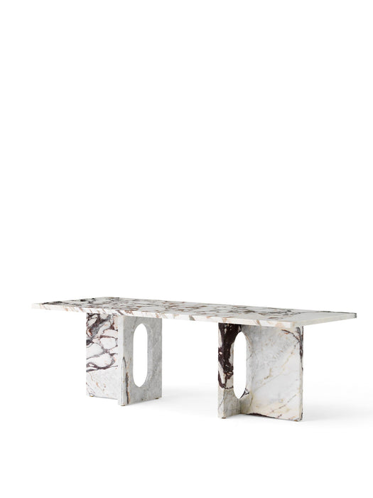 Androgyne Lounge Table, 120x45, Calacatta Viola