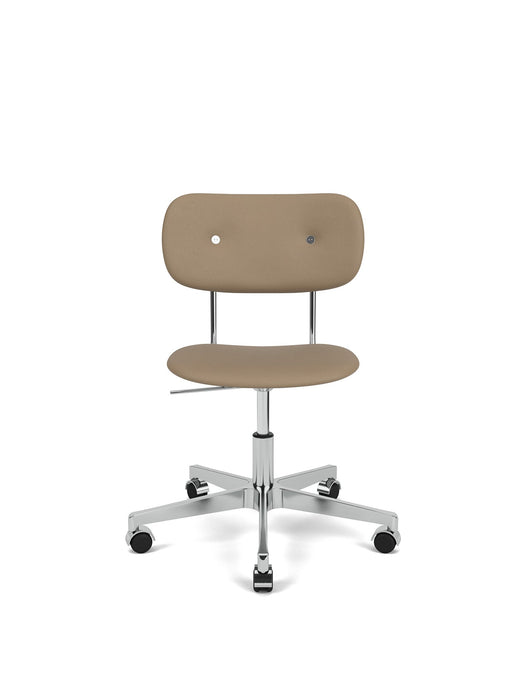 Co Task Chair, Star Base w/Casters, Polished Aluminium, Seat and Back Upholstered With PC0L, Soft Floor, EU/US - CAL117, 1611 (Stone), Sierra, Sierra, Camo