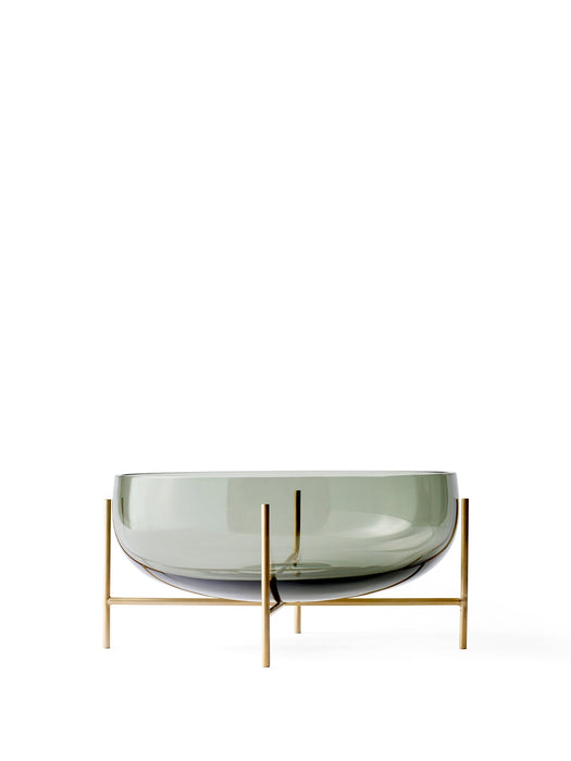 Echasse Bowl, Smoke/Brushed Brass