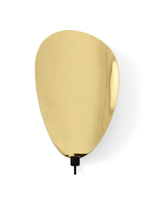 Flambeau CH, H40, Wall, Black/Polished Brass