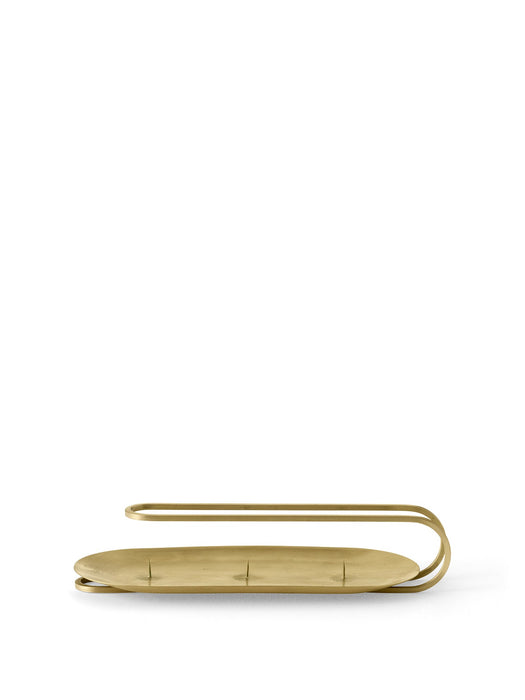 Clip Candle Holder, Table, 3-arm, H5, Br