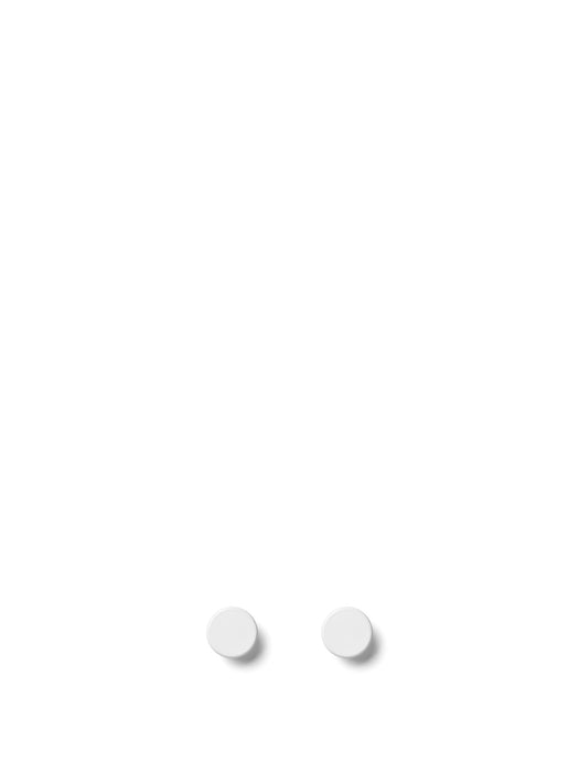 Knobs, White, 2-pack