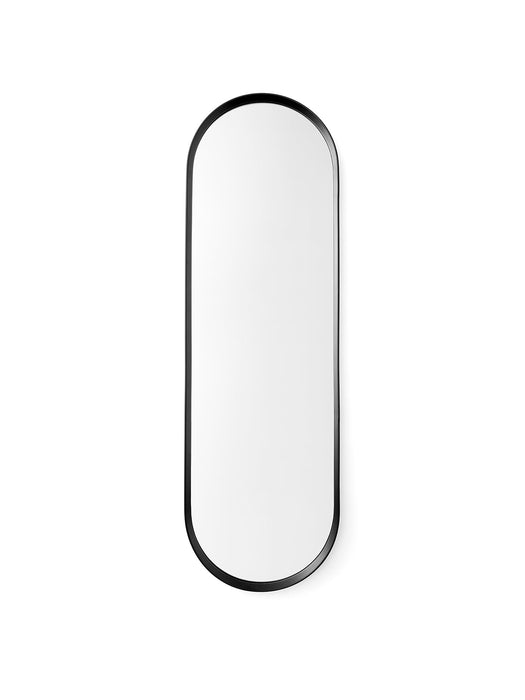 Norm Wall Mirror, Oval, Black