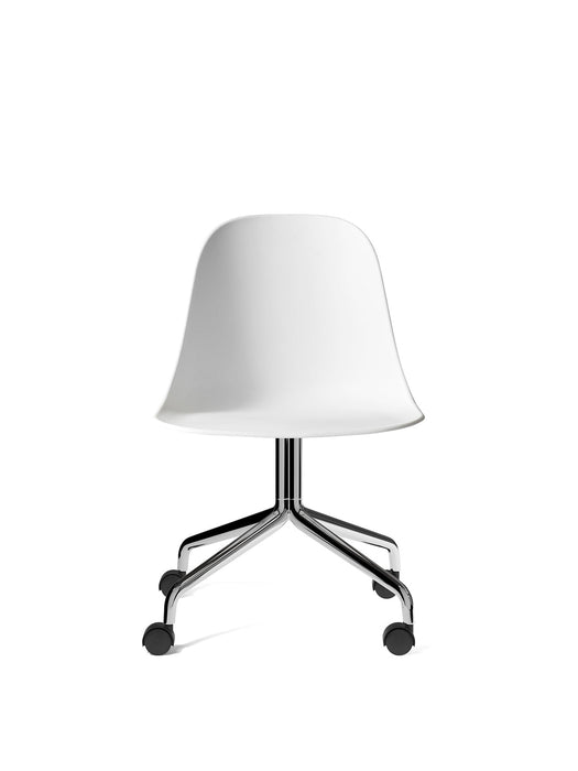 Harbour Side Dining Chair, Chrome Star Base w/Casters, Plastic