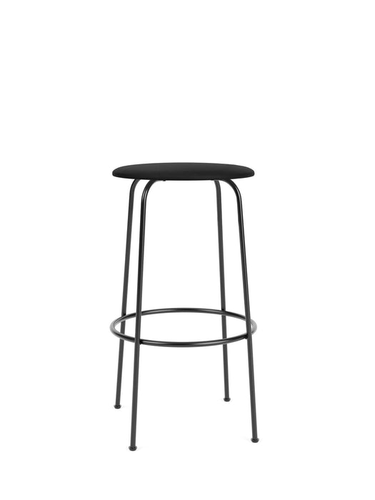 Afteroom Bar Stool, Steel Base, Seat Height 75 cm, Upholstered Seat PC0L, Black Base, EU/US - CAL117 Foam, 1001 (Black), Sierra, Sierra, Camo