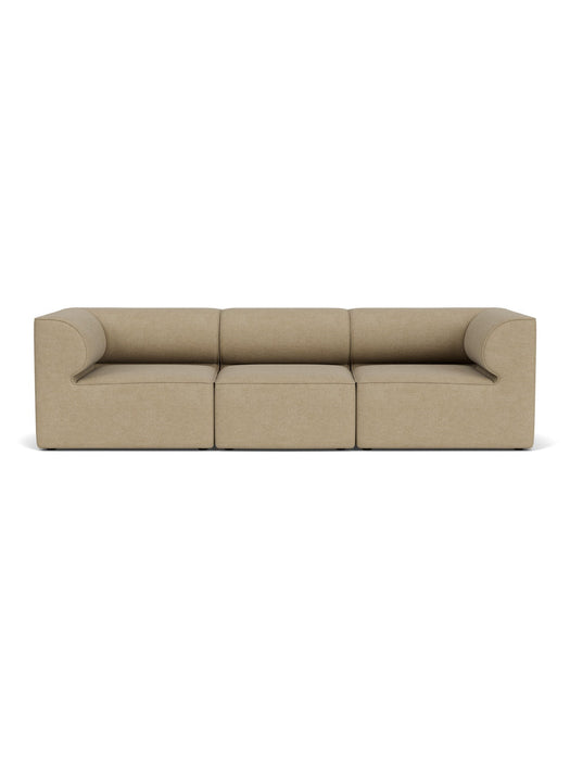 Eave 96, 3-Seater, Configuration 2, Upholstered With PC0T, EU - HR Foam, 02 (Beige), Audo Bouclé, Audo Bouclé, Audo