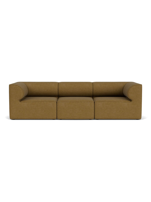 Eave 96, 3-Seater, Configuration 2, Upholstered With PC0T, EU - HR Foam, 06 (Gold), Audo Bouclé, Audo Bouclé, Audo