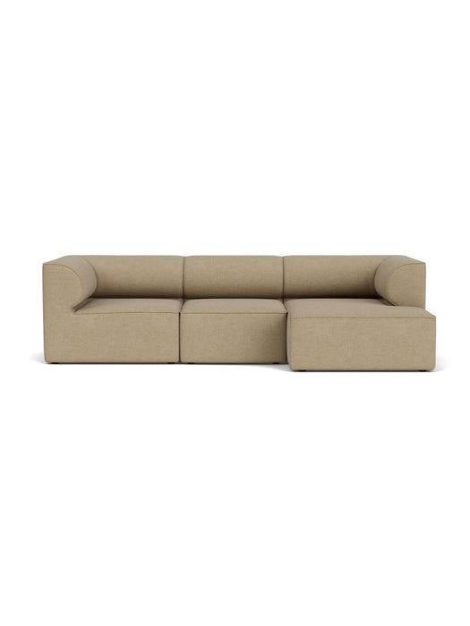 Eave 96, 3-Seater, Configuration 11, Upholstered With PC0T, EU - HR Foam, 02 (Beige), Audo Bouclé, Audo Bouclé, Audo
