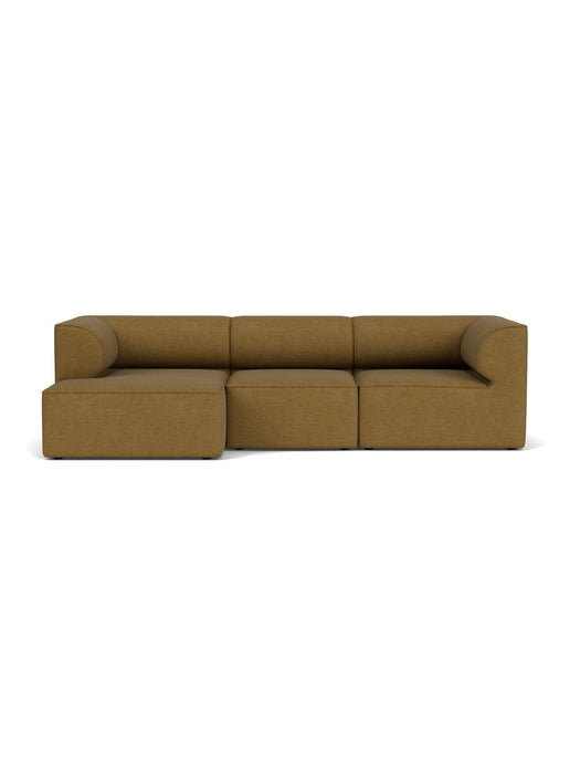 Eave 96, 3-Seater, Configuration 12, Upholstered With PC0T, EU - HR Foam, 06 (Gold), Audo Bouclé, Audo Bouclé, Audo