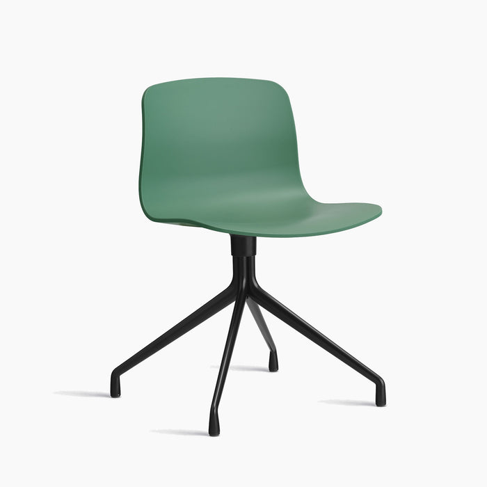 AAC10 Black powder coated aluminium 4 star swivel base Standard glider - HAY