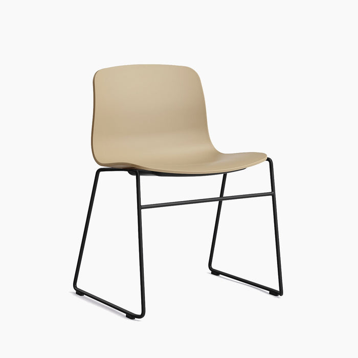 AAC08 White powder coated steel sled base Standard glider - HAY