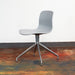 AAC10 White powder coated aluminium 4 star swivel base Standard glider - HAY