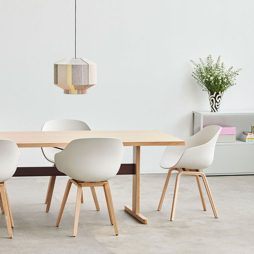 AAC222 Chair Water-based lacquered oak base Standard glider - HAY