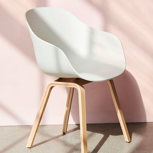 AAC222 Chair Water-based lacquered oak base Standard glider - HAY