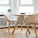 AAC22 Water-based lacquered oak 4 leg base Standard glider - HAY