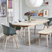 AAC22 Water-based lacquered oak 4 leg base Standard glider - HAY