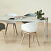 AAC22 Water-based lacquered oak 4 leg base Standard glider - HAY