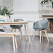 AAC22 Water-based lacquered walnut 4 leg base Standard glider - HAY