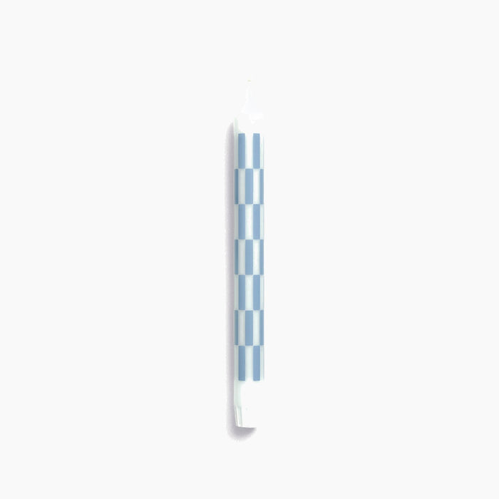 Light blue and dusty blue check