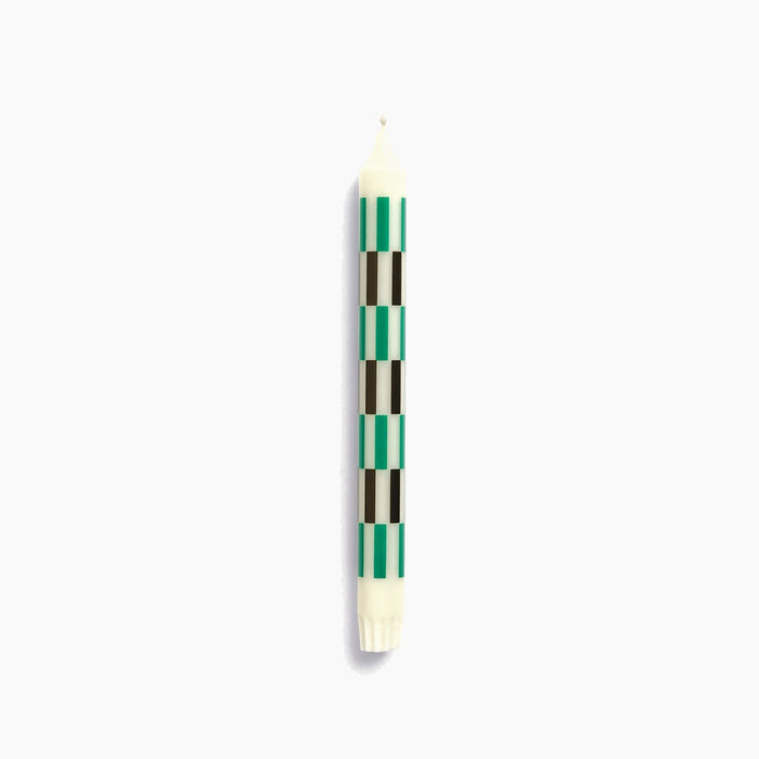 Off-white, green and black check