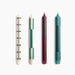 Greens and bordeaux Set of 4