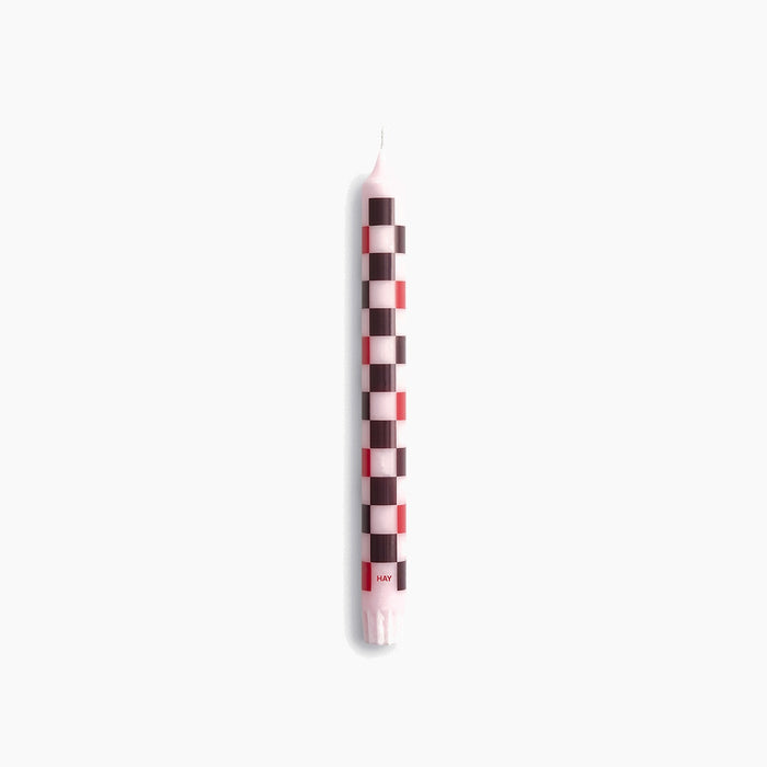 Light pink, bordeaux, red and silver checks