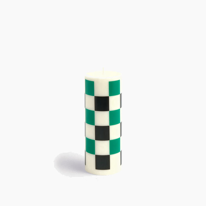 Off-white, green and black check