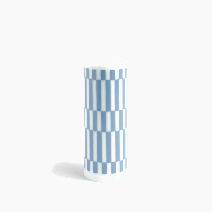 Light blue and dusty blue check